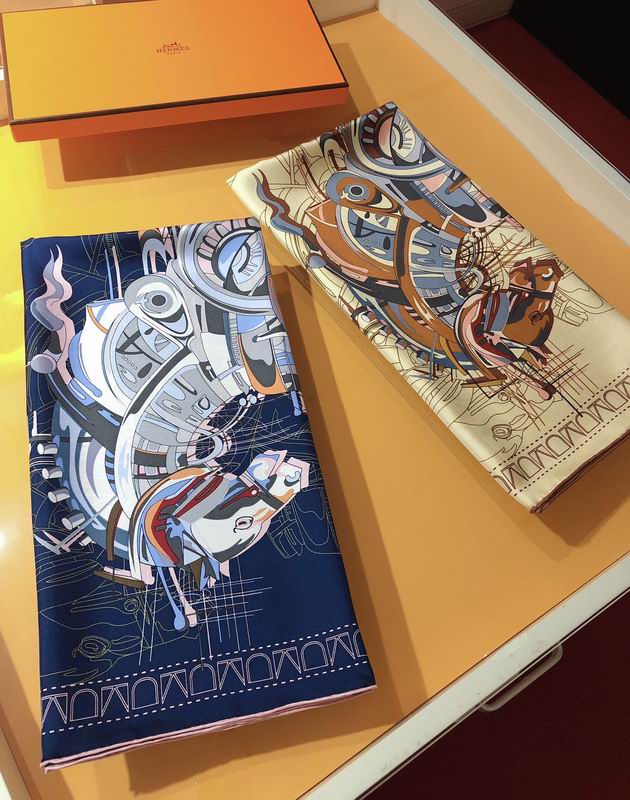 Hermes silk scarf 90X90cm E0509109